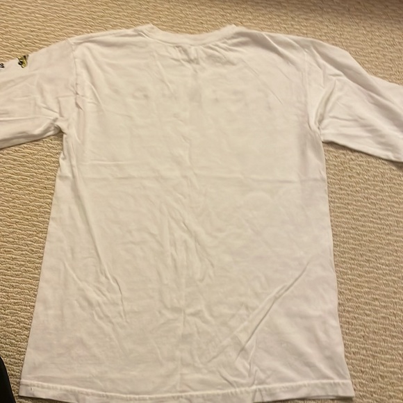 Whites Long Sleeve Friends Tee with graphics on the sleeve - Picture 3 of 4